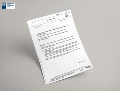 DIN SPEC 91489: Krav för brandfiltar för elfordon