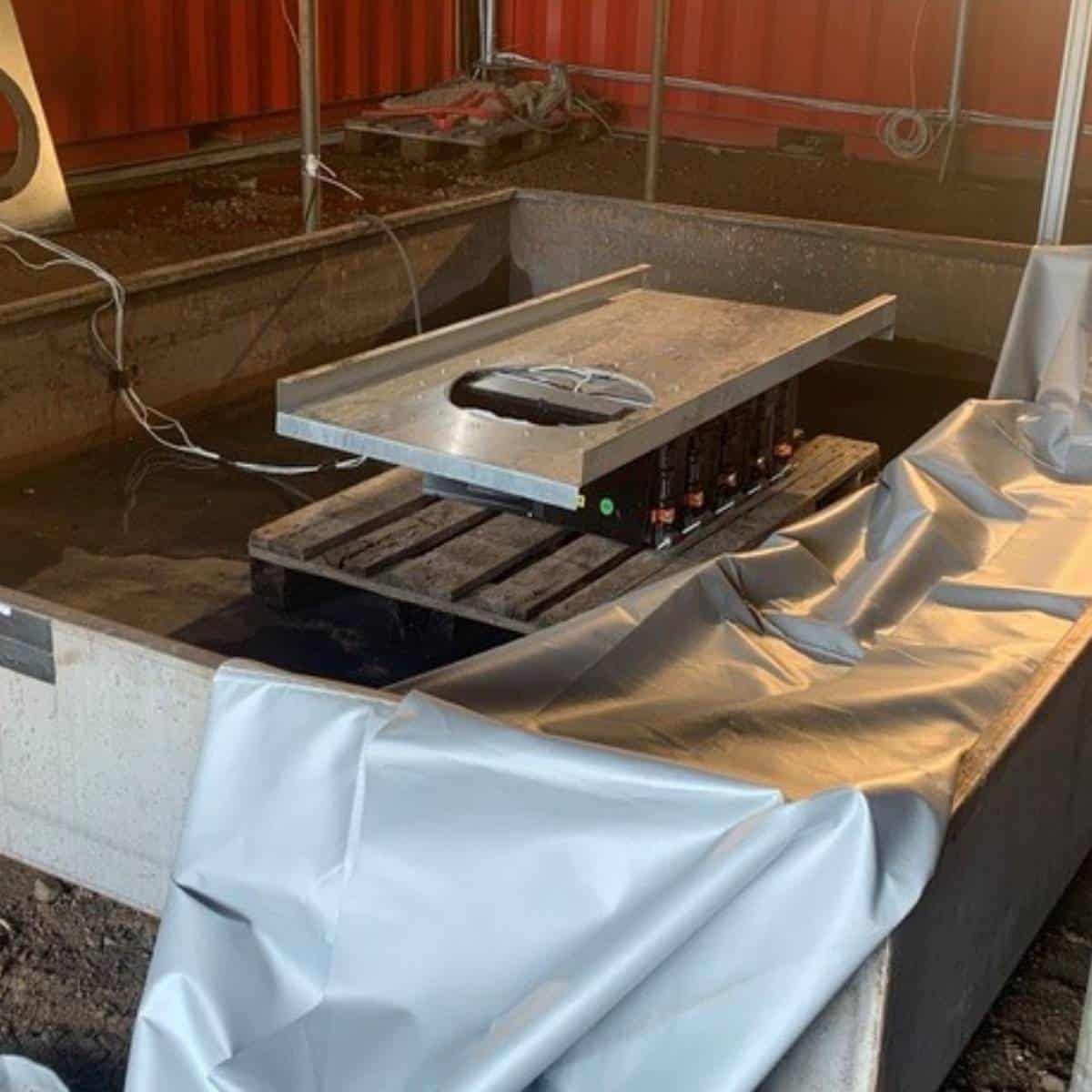 vlitex-acts-test-brandbegrenzungsdecke Begränsa batteribränder med VLITEX brandskyddsfilt