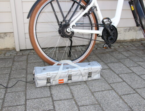 Förvara elcykelbatteriet säkert